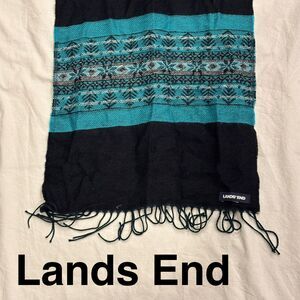 Lands’ End Scarf Blue